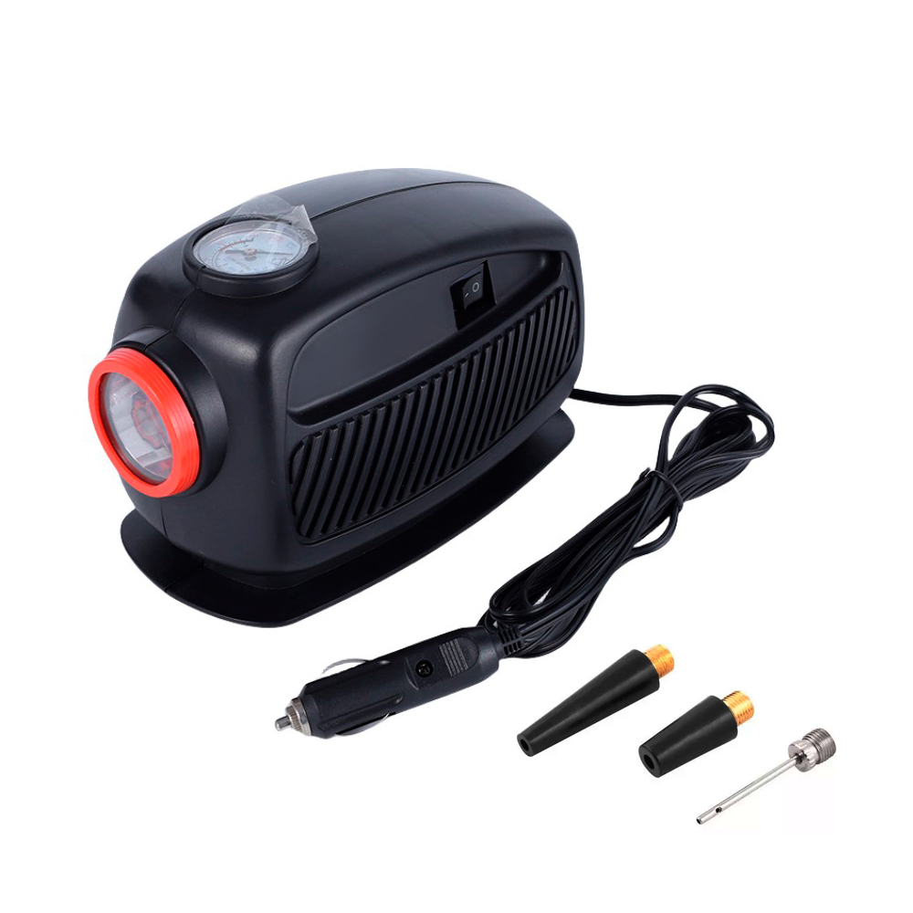 Compressor De Ar Portátil 150 PSI - Inflador Rápido Para Pneus Com Visor Digital