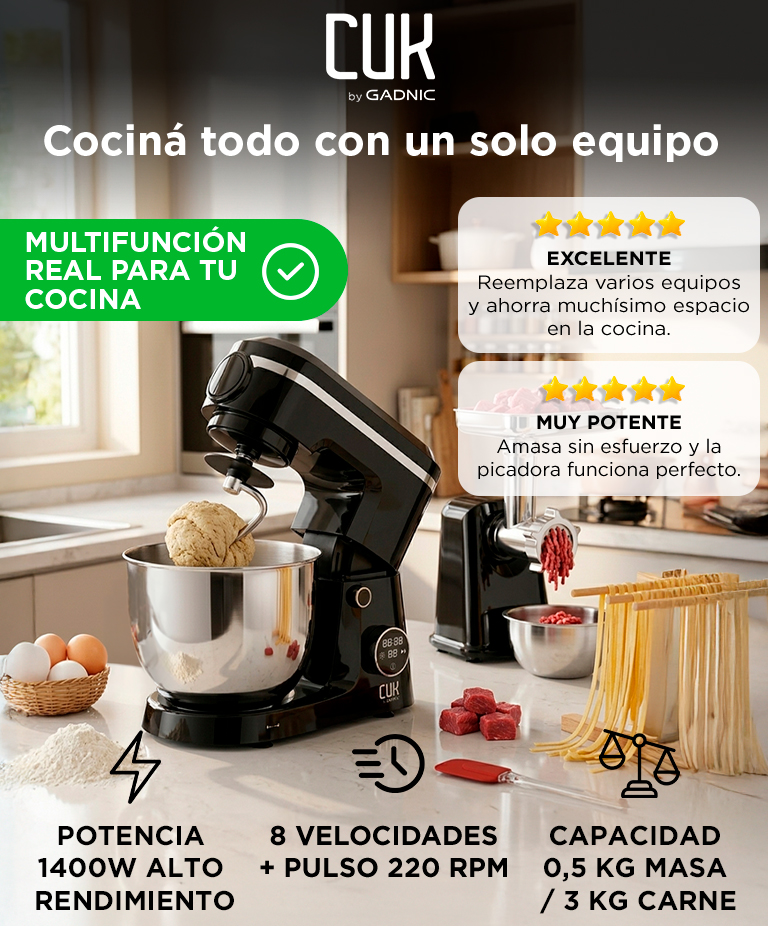 Batidoras planetarias y de mano