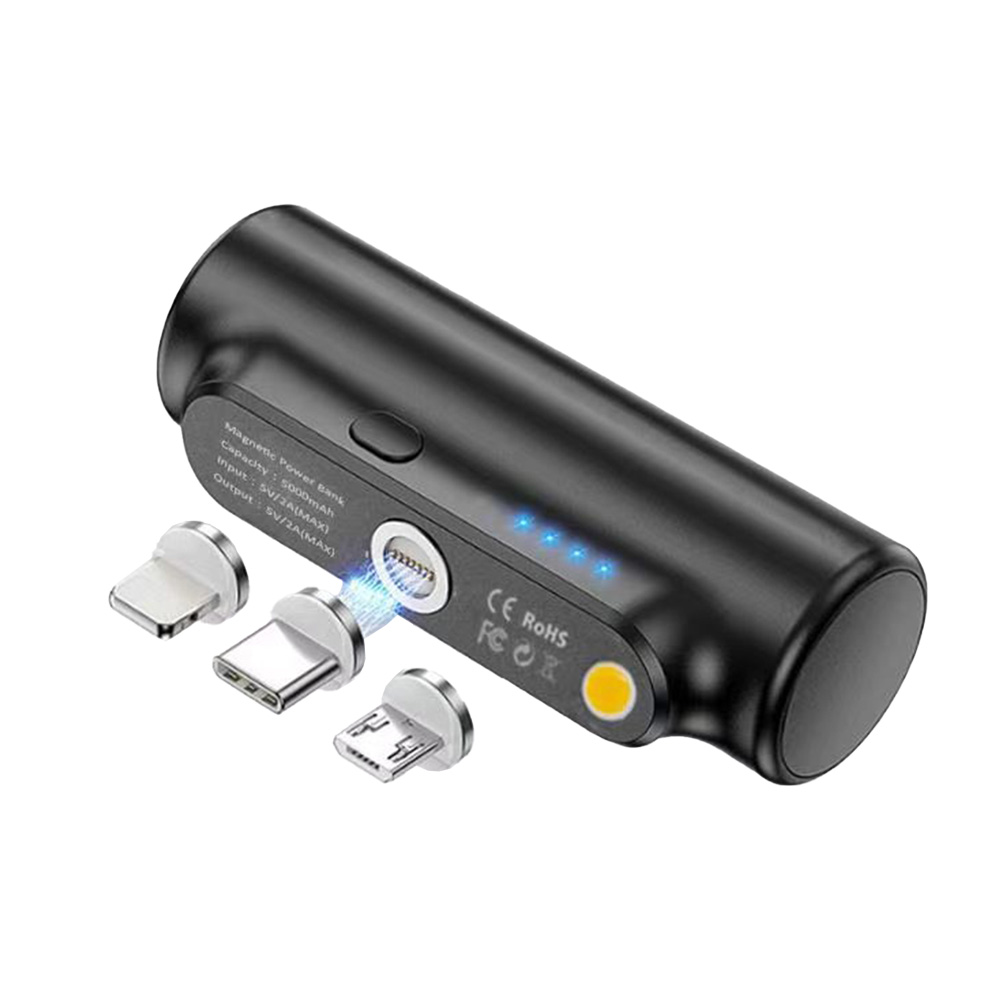 Cargador Portátil Gadnic Mini power Bank USB C Lightning 5000mah