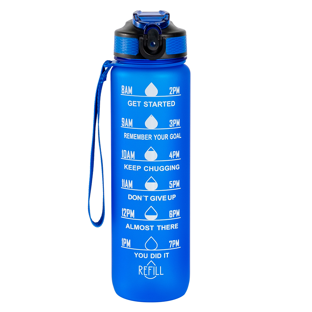 Botella Deportiva Motivacional Gadnic 1L con Pico Sorbete