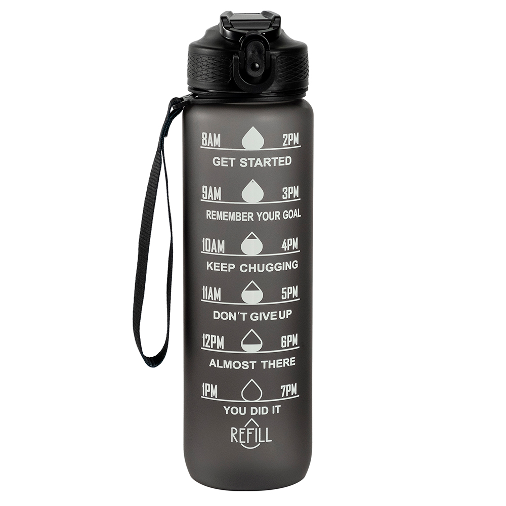 Botella Deportiva Motivacional Gadnic 1L con Pico Sorbete