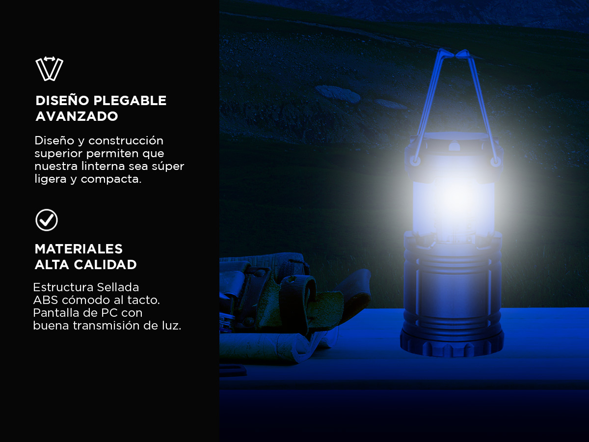 Farol De Camping Recargable | Edm - Iluminacion