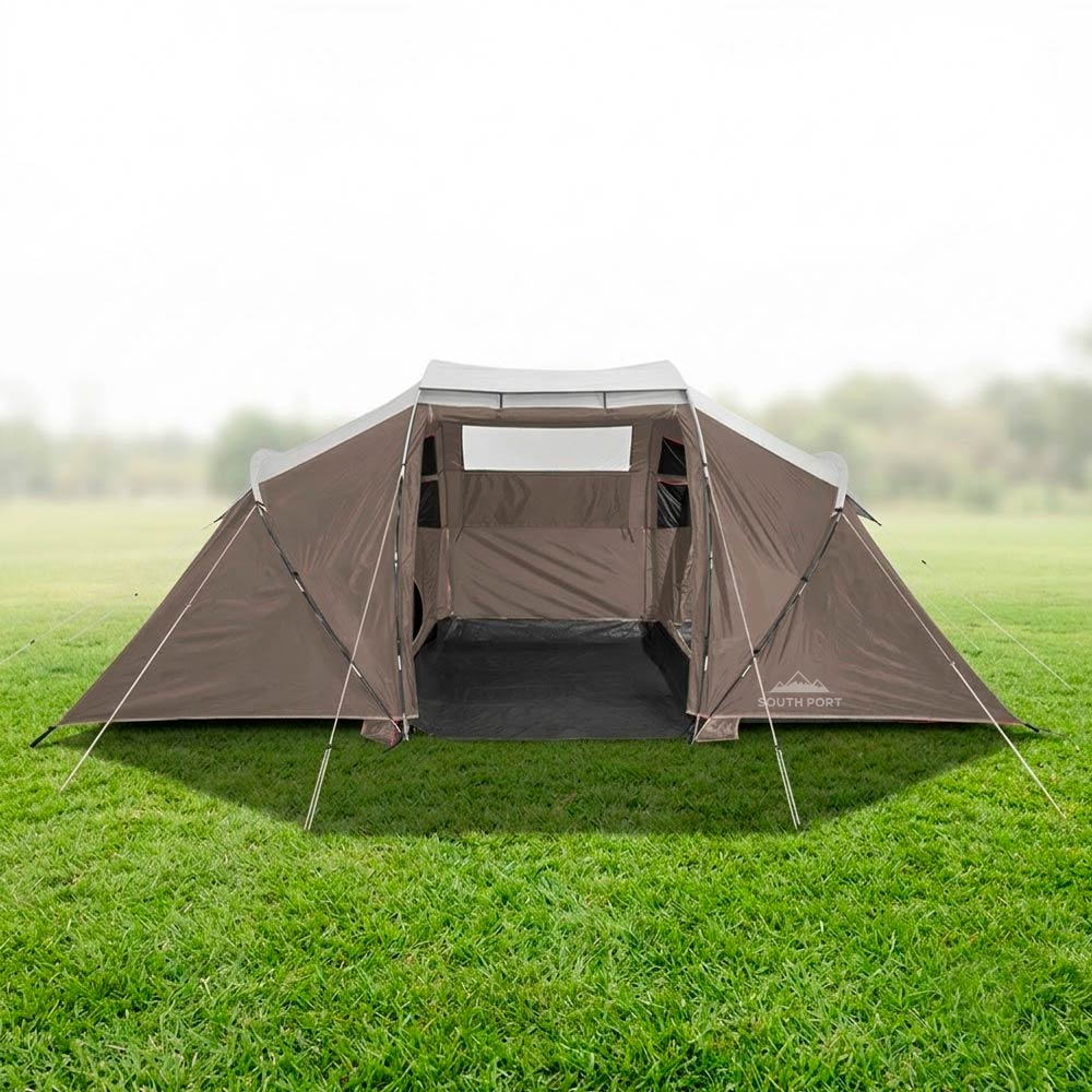 Carpa Para 4 Personas SouthPort By Gadnic Camping 2 Habitaciones Impermeable Familiar Protección UV
