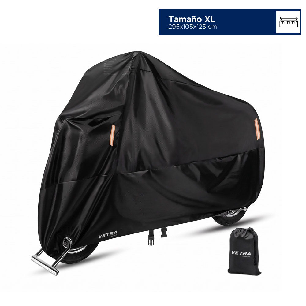 Funda Para Moto Vetra By Gadnic Cobertor Con Protección UV Impermeable Anti Viento