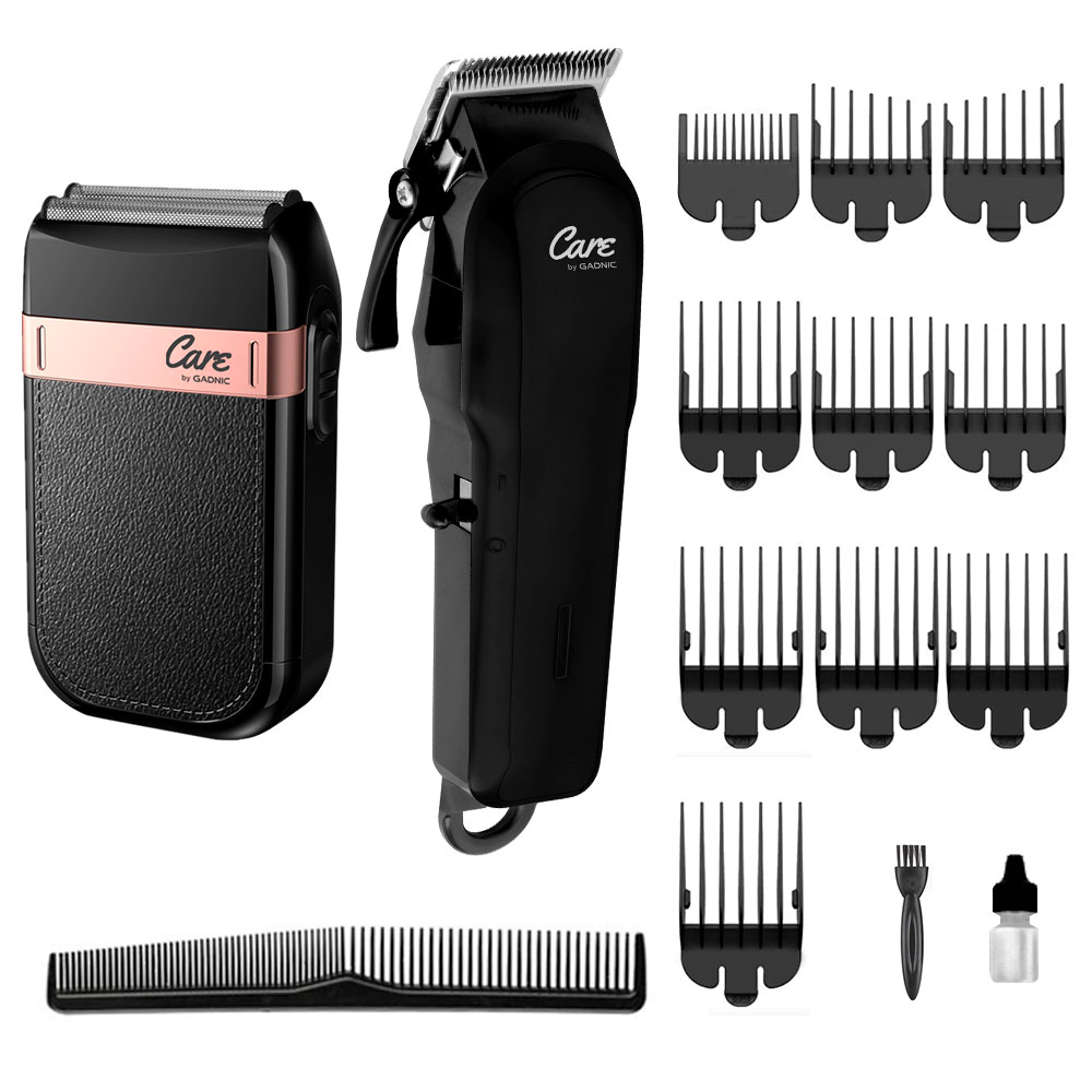 Kit Cortadora de Pelo Afeitadora Electrica Shaver Recargable Bidcom