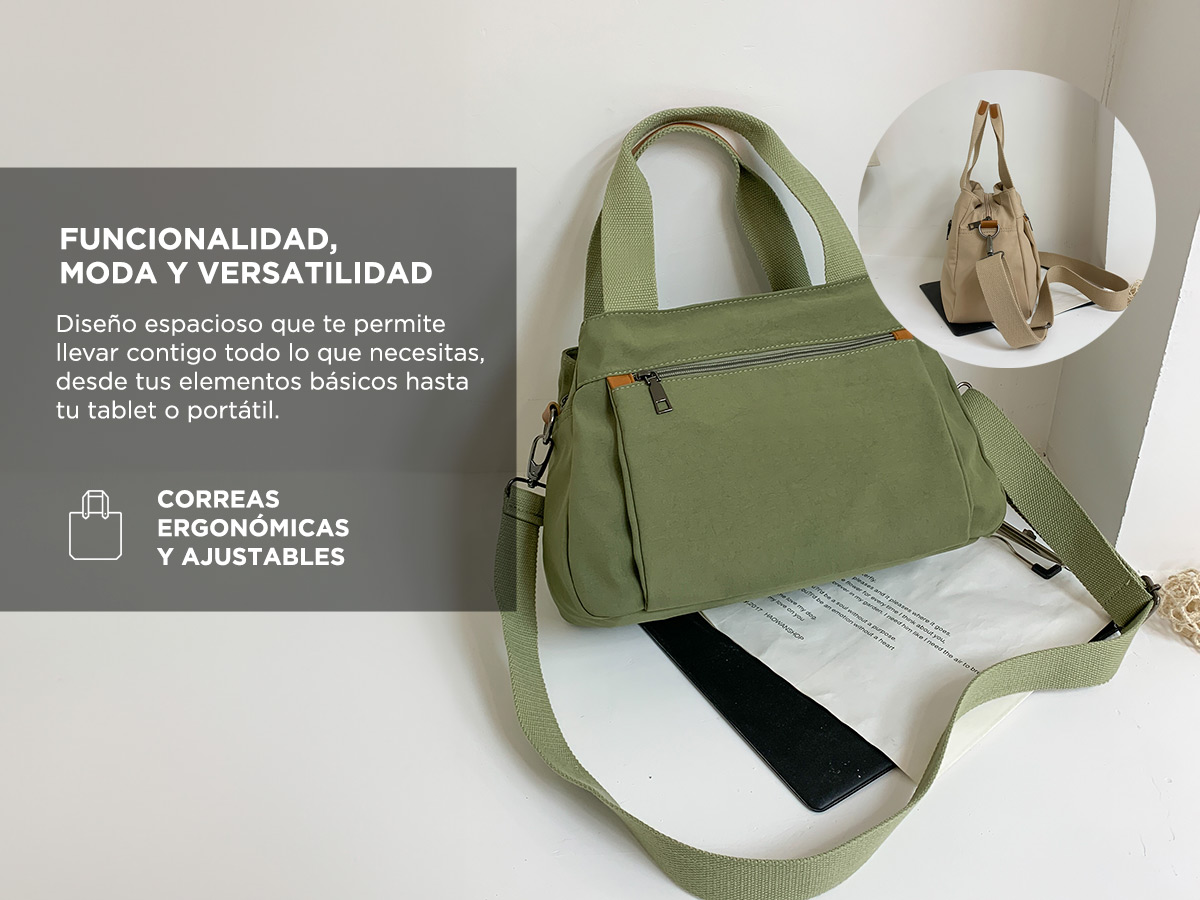 Bolso Bandolera Gabor Clarina Para Mujer – Estilo Boho Chic, Material Suave, 32x10x30 Cm