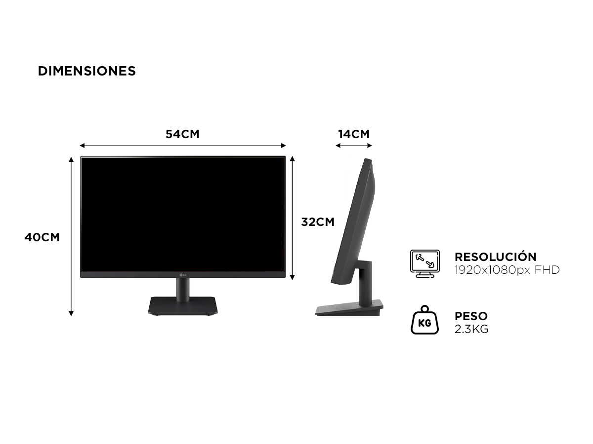 Monitor LG 24 LED MS500 Borderless 100 Hz 5ms | Bidcom