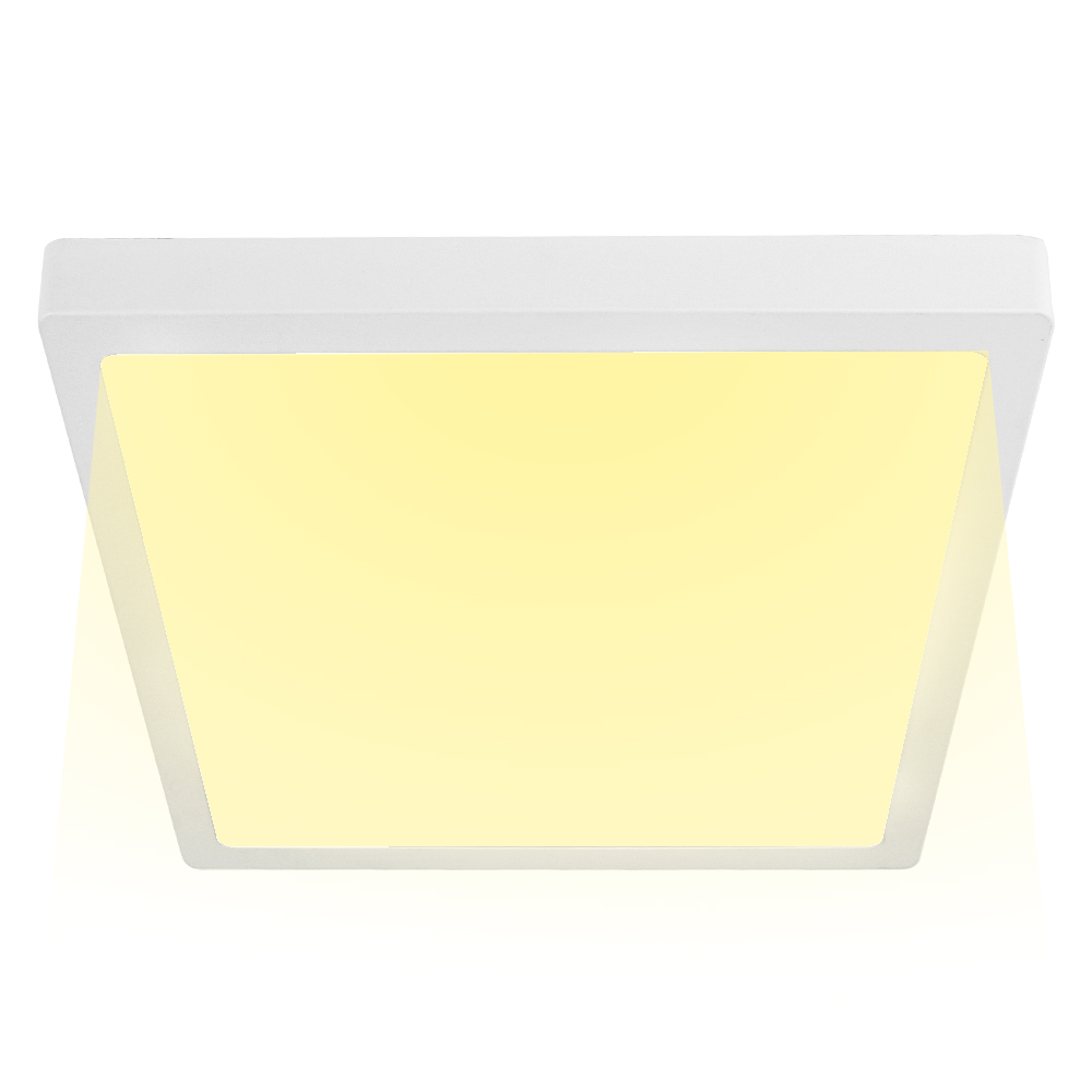 Plafon Lampara techo Led Gadnic PNL18 Cuadrado CalidoFrio 3000K6000K Cuadrado 18W