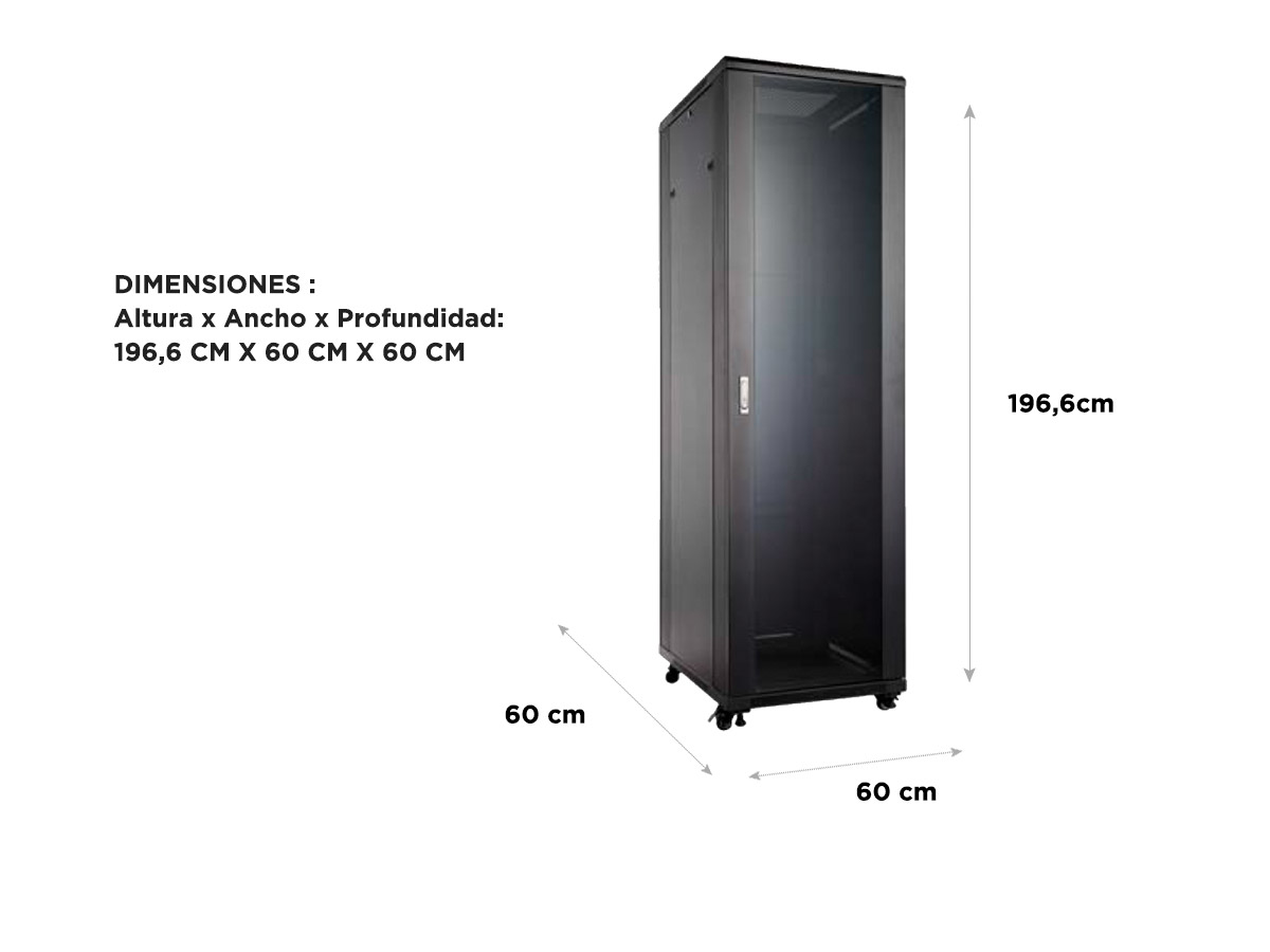 Rack Transportable Gadnic RAKSER1000 Rack de Servidores | Gadnic