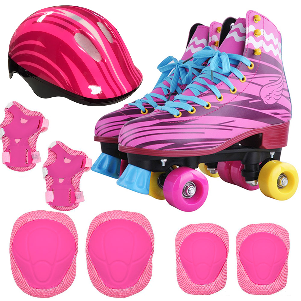 Patines Gadnic Simil Soy Luna Para Ninas 4 Ruedas Frenos PU Protecciones Gadnic