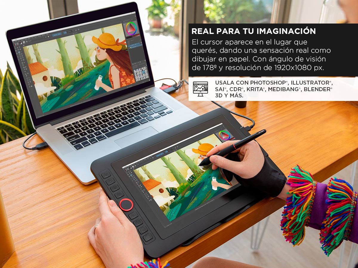 Xp Pen Tableta Tableta Gráfica Diseño XP-PEN Artist 12 Pro | Bidcom